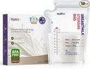 Nuliie 50 Pcs Breastmilk Storage Bags, 8 OZ Breast Milk Storing Bags, BPA-Free, Milk Storage Bags with Pour Spout for Breastfeeding, Self-Standing Bag, Space Saving Flat Profile by TinyTreasures Baby Boutique