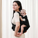 SUNVENO Baby Carrier for Newborn to Toddler – CPC-Certified Breathable Mesh Hip Seat Carrier, Supports 7-45 lbs for Front & Back Carry with Adjustable Waistband, All-Season, Black by TinyTreasures Baby Boutique