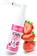 LAB52 Kids Oral Spray, Toddler Toothpaste Helper for Daily Oral Care and Fresh Breath, Children Approved with Fluoride Free for Newborn to Preschoolers, Xylitol Strawberry Flavor by TinyTreasures Baby Boutique