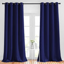NICETOWN Blackout 102 inch Curtains for Living Room, Grommet Thermal Curtains Room Darkening Window Treatments Sound Reducing for Bedroom, Navy Blue, 2 Panels, W52 x L102 by TinyTreasures Baby Boutique