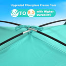COMMOUDS Beach Tent Sun Shade for 3/4-5/6-7/8-10 Person, UPF 50+ Beach Sun Shelter Canopy Tent, Lightweight, Easy Set Up and Carry by TinyTreasures Baby Boutique