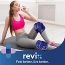 REVIX Microwavable Knee Heating Pad, Heated Wrap with Moist Heat for Elbow & Joint Support, Reusable Hot or Cold Compress for Women & Men by CozyNest Decor