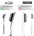 GRILLART Grill Brush and Scraper, Wire BBQ Grill Brush for Outdoor Grill, 16.5” Grill Cleaning Brush BBQ Grill Accessories, Safe Grill Cleaner Brush-Ideal Gift for Men/Dad BBQ Brush for Grill Cleaning by GreenHaven Gardens