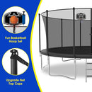 SKYUP Tranpoline 1500LBS 16 15 14 12 10 8 FT Tranpoline for 7-10 Kids and Adults, Windproof Outdoor Tranpoline with Enclosure Net, Basketball Hoop, Easy to Install & Last Long - ASTM Approved by TinyTreasures Baby Boutique