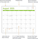 Calendar 2025-2026: Large Monthly Wall Calendar for Planning & Organizing, 17 Months Hanging Calendar from August 2025 to December 2026, Size 14.5” x 11.5” by TinyTreasures Baby Boutique