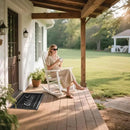 Yimobra Welcome Mat, Heavy Duty Durable Door Mats for Home Entrance Outdoor Indoor, Front Doormat for Outside Patio Floor Entry Porch Garage Office, Waterproof, Low Profile, 29.5 x 17, Black by CozyNest Decor