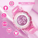 Kids Watch,Boys Watch for 3-15 Year Old Boys,Digital Sport Outdoor Multifunctional Chronograph LED 50 M Waterproof Alarm Calendar Analog Watch for Children with Silicone Band,Kids Gift by TinyTreasures Baby Boutique