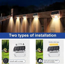 Solar Outdoor Lights 8 Pack, Solar Fence Deck Lights, Waterproof Powered Outside Lighting for Step Railing Wall Pool Stair Yard Garden Patio Pool Decorations by GreenHaven Gardens