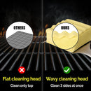 Bristle-Free Steam Grill Brush,with Extended Luxurious Rosewood Handle,Unique Seamless-Fit Scraper Tool,BBQ Replaceable Cleaning Head,Grill Cleaner for Outdoor Grill,Gifts for Men/Dad by GreenHaven Gardens