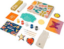 Sculpd Kids Painting Kit, Paint Craft Set for Kids Age 7+, Includes 5 Colour Paint Set, Paintbrushes, Magnetic Picture Frame, 2 Canvases, Paint Palette, Additional Art Supplies and Free Guidebook by TinyTreasures Baby Boutique