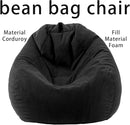 Bean Bag Chairs for Kids Chair Round Sofa Memory Foam Filling Reading Gaming Sofa for Living Room Bedroom by TinyTreasures Baby Boutique