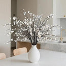 Geegoods 10 Stems White Faux Flowers for Vase – Real Touch Artificial Baby Breath Branches Long Stem for Tall Vase Indoor Home Table Centerpieces Decoration by CozyNest Decor