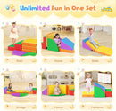 Lischwert Foam Climbing Blocks for Toddlers 1-3, 5pcs Foldable Soft Play Set with Crawling Exploration Toys - Indoor Infant Safe Blocks for Baby Gym & Toddler Playground by TinyTreasures Baby Boutique