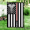 FLAGWIX American Flag, Nurse Flag Thin Red Line Nurse Flag - 4th of July, Independence Day Decorations for Home, Garden, House Flag 30x40 - USA Flags Premium Polyester, Decorative Indoor Outdoor Flag by GreenHaven Gardens