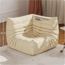 Full Foam Corner Chair – Comfortable Floor Couch for Adults, Waterproof Upholstery, Armless Fireside Lounge Chair for Living Room, Apartment, or Office (White) by CozyNest Decor