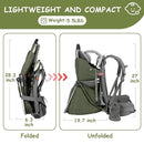 WIPHA Baby Backpack Carrier, Comfort Toddler Carrier Hiking Backpack with Canopy, Adjustable Lightweight Child Carrier by TinyTreasures Baby Boutique