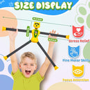 Cool Robot Dog Pop Tubes Sensory Fidgets Toddler Toy 4PC Travel Toys Airplane Car Activities Autistic Road Trip Toys Suction Tube for Kid Boy Year Old Ages 3 4 5 6 7 8 ADHD Autism Fidget Classroom by TinyTreasures Baby Boutique