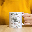 JINYO Boho Floral Mom Coffee Cup, Mother's Day Mugs Cups, Mother Birthday Gifts from Daughter Son, Mom Daily Affirmation Ceramic Coffee Tea Mug 11 oz by CozyNest Decor