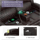 Leather 2 Seater Recliner Sofa Couch