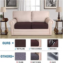 H.VERSAILTEX Super Stretch Stylish Cushions Covers/Furniture Cover Spandex Jacquard Small Checked Pattern Super Soft Slipcover Washable Individual by CozyNest Decor