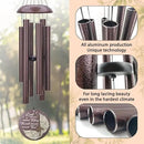 Personalized Sympathy Wind Chime, Wind Chimes for Loss of Loved Father/Mother/Lover, Commemorative Sympathy Bereavement Gifts for Condolences/Funeral by CozyNest Decor