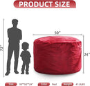Hobestluk 5FT Bean Bag Chair Giant Bean Bag Chairs for Adults Large Bean Chairs with Removable Cover, Beanbag Chair with Filler, Adult Bean Bag Chairs for Living Room, Bedroom by CozyNest Decor