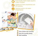 Laundry Detergent Sheets Up to 160 Loads, Amber Dusk - Great For Travel,Apartments, Dorms,CLEARALIF Laundry Detergent Strips Eco Friendly & Hypoallergenic - 80 Sheets by CozyNest Decor