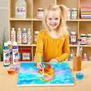 Colorations PLWS Liquid Watercolor Paint, 8 fl oz, Set of 8, Non-Toxic, Painting, Kids, Craft, Hobby, Fun, Water Color, Posters, Cool effects, Versatile, Gift by TinyTreasures Baby Boutique