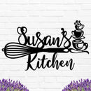 Custom Kitchen Name Sign, Personalized Kitchen Metal Sign, Kitchen Art Wall Decor, Kitchen Signs Wall Decor, Metal Wall Art, Kitchen Decor, Mothers Day Gift, Mom's Kitchen, Gift for Grandma by CozyNest Decor