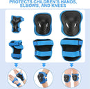 KAMUGO Kids Bike Helmet Set, Toddler Helmet for Ages 2-8 Boys Girls with Sports Protective Gear Set Knee Elbow Wrist Pads for Skateboard Cycling Scooter Rollerblading by TinyTreasures Baby Boutique