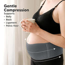KeaBabies Maternity Belly Bands for Pregnant Women - Soft & Breathable Pregnancy Belly Support Band, Adjustable Maternity Belt for Back, Pelvic Support, Comfortable, Easy to Use (Mystic Gray, M/L) by TinyTreasures Baby Boutique