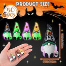 Wesiti 50 Pcs Luminous Halloween Mini Gnomes Figurines Bulk Glow in Dark Miniature Ornaments Hide and Seek Tiny Gnomes Figures Statue Halloween Party Favor Bag Fillers Garden Dollhouse Decor Gifts by CozyNest Decor
