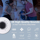 FamiSym White Noise Machine for Kids, Sound Machine Baby with 7 Starry Ambient Night Light, 28 Soothing Sounds Sleep Noise Machine Maker Ideal Gifts for Kids Adults Bedside Travel Nursery by TinyTreasures Baby Boutique