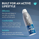 ALOE UP Sport Continuous Spray Sunscreen SPF 50 - Broad Spectrum UVA/UVB Sunscreen Protector for Face and Body - With Aloe Vera Gel - Fast Absorbing Sheer Formula - Reef Safe - Fragrance-Free - 6 Oz by TinyTreasures Baby Boutique