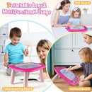 Smasiagon Magnetic Drawing Board for Toddlers: Erasable Doodle Board for Home, Travel & Preschool | Fun & Educational Toy for Baby Girls Boys(Ages 1-3) (Rose) by TinyTreasures Baby Boutique
