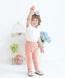 Baby and Toddler Girl's 5 Pack Cotton Ribbed Pull On Pants Leggings 0-4 Years by TinyTreasures Baby Boutique