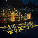 Solar Lanterns Outdoor Waterproof Hummingbird Garden Decor Birthday Gifts for Women Mom Grandma Hanging Solar Lights Metal Decoration for Yard, Patio, Backyard, Porch, Garden, 2 Pack by CozyNest Decor