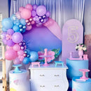 Pink and Blue Balloons 12 Inch Pastel Metallic Blue Baby Light Pink Chrome Latex Balloon Confetti Balloon for Kids Girls Hawaiian Summer Gender Reveal Wedding Birthday Baby Shower Party Decor by CozyNest Decor