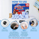 36Pack Washing Machine Cleaner Tablets-18 Month Supply,Washer Machine Cleaner Formulated For Pet Owners,Easy Pet Hair Remover for Laundry,Compatible with HE, Top & Front Load Washer.Septic Safe by CozyNest Decor