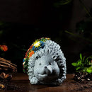 Solar Garden Statue – Cute Hedgehog with 7 Warm LED Lights, Solar-Powered & Weatherproof – Outdoor Lawn, Patio & Yard Décor – Charming Gift for Home & Garden Lovers by GreenHaven Gardens