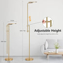 SUNMORY 32W/3000LM Floor Lamps, Super Bright LED Standing Lamp with Remote Control, Adjustable Tall Lamp with 350°Rotating Head, Modern Dimmable Torchiere Corner Lamp for Living Room, Bedroom, Office by CozyNest Decor