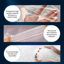 ZCHENBS® – Mattress Bags for Moving and Storage,Mattress Bag with Zippers,5 Mil Ultra-Thick Bed Bag,Waterproof,Anti-Tear,Heavy-Duty Mattress bag (Transaparent/Blue, King/California King-(2 Pack）) by TinyTreasures Baby Boutique