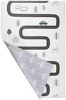 Baby Care Play Mat (Medium, Nordic Trails - Morning Fog Arrows) 73’’ x 49’’ Original One-Piece Reversible Rollable Waterproof Play Mat for Infants, Babies, Toddler, and Kids by TinyTreasures Baby Boutique