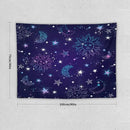 HZOHNAGO Boho Sun Moon Tapestry Purple Blue Sun Stars Galaxy Pattern Printed Wall Tapestry Wall Hanging for Bedroom Living Room Dorm 40" W x 30" H by CozyNest Decor