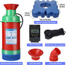 Pond Fountain Aerator with Time Controller-15000 GPH,110V 1HP 750W Floating Fountain Aeration System for Large and Small Ponds,Aerator Water Pump for Outdoor Ponds & Lakes with 15A/100FT Power Cord by GreenHaven Gardens