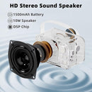 Mini Karaoke Machine for Kids Adult, Portable Bluetooth Karaoke Speaker with 2 Wireless Microphones for Home Party, Great Gifts for Boys and Girls Ages 4, 5, 6, 7, 8,9,10,11, 12+ Years Old by TinyTreasures Baby Boutique