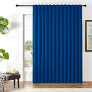 Joydeco Custom Blackout Curtains for Bedroom, 1 Panel Room Darkening Curtains & Drapes for Living Room Window Rod Pocket Back Tab (Custom Size,Royal Blue) by TinyTreasures Baby Boutique