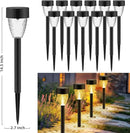 12 Pack Solar Lights Outdoor Waterproof, New Upgraded Solar Garden Lights Up to 12 Hrs Auto On/Off,Solar Pathway Lights Outdoor Outside Lights for Yard Patio,Lawn,Landscape and Pool Decor(3000K) by GreenHaven Gardens