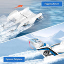 fisca Remote Control Airplane RC Amphibious Plane 2.4Ghz 3 Channel Foam Drone RTF Aircraft Take Off from Land and Water, with Gyroscope and 2 Batteries for Kids 14+ Years Old by TinyTreasures Baby Boutique