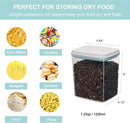 Airtight Food Storage Container - 1.25qt / 1250ml Rectangle Pop Containers With Lids, Bpa Free for Spaghetti Cereal Flour Rice Kitchen Organizer by TinyTreasures Baby Boutique